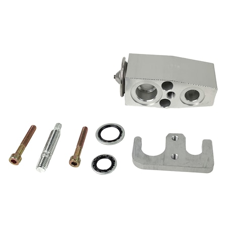 Truckair Exp. Valve - Block-Slim-Line, Category: Expansion Valve, Type: Block, Style: Flange - Stat Seal 12-0807A